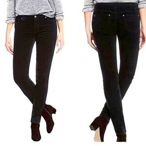 Buffalo David Bitton Black Marvel Mid Rise Velvet Skinny Jeans Womens Size 4/27